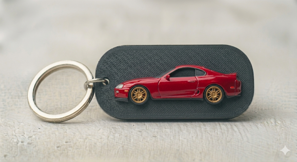 Toyota Supra MK4 Keychain