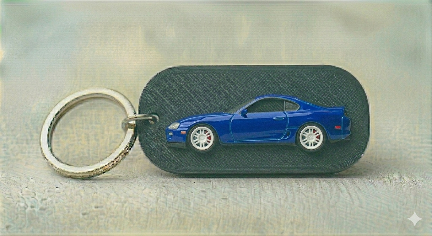 Toyota Supra MK4 Keychain